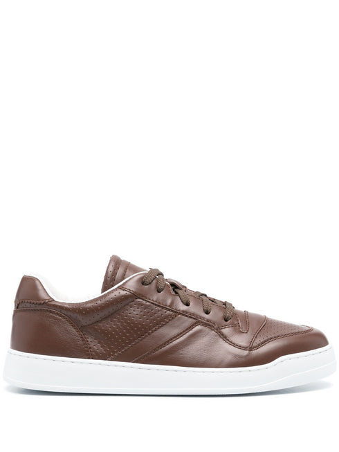 DOUCAL'S LEATHER SNEAKERS